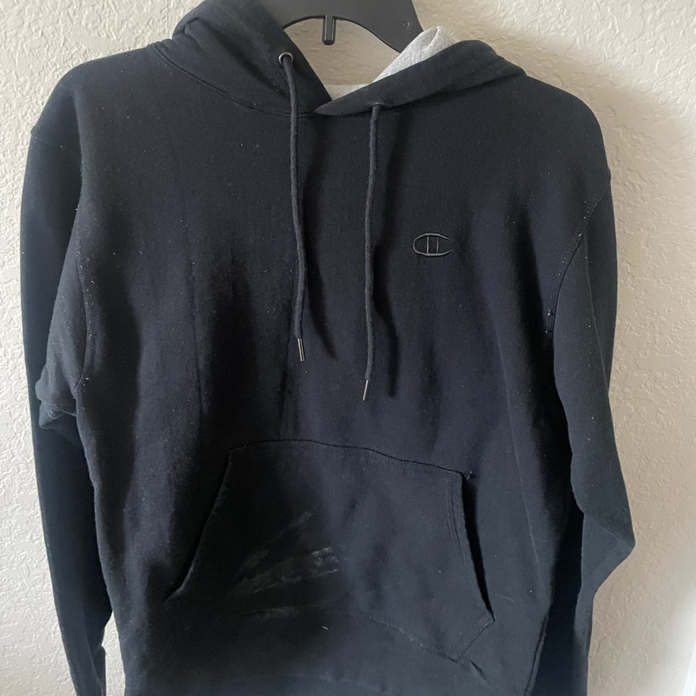Black Champion Fleece Powerblend Hoodie
Size:XL
#champion
#hoodie